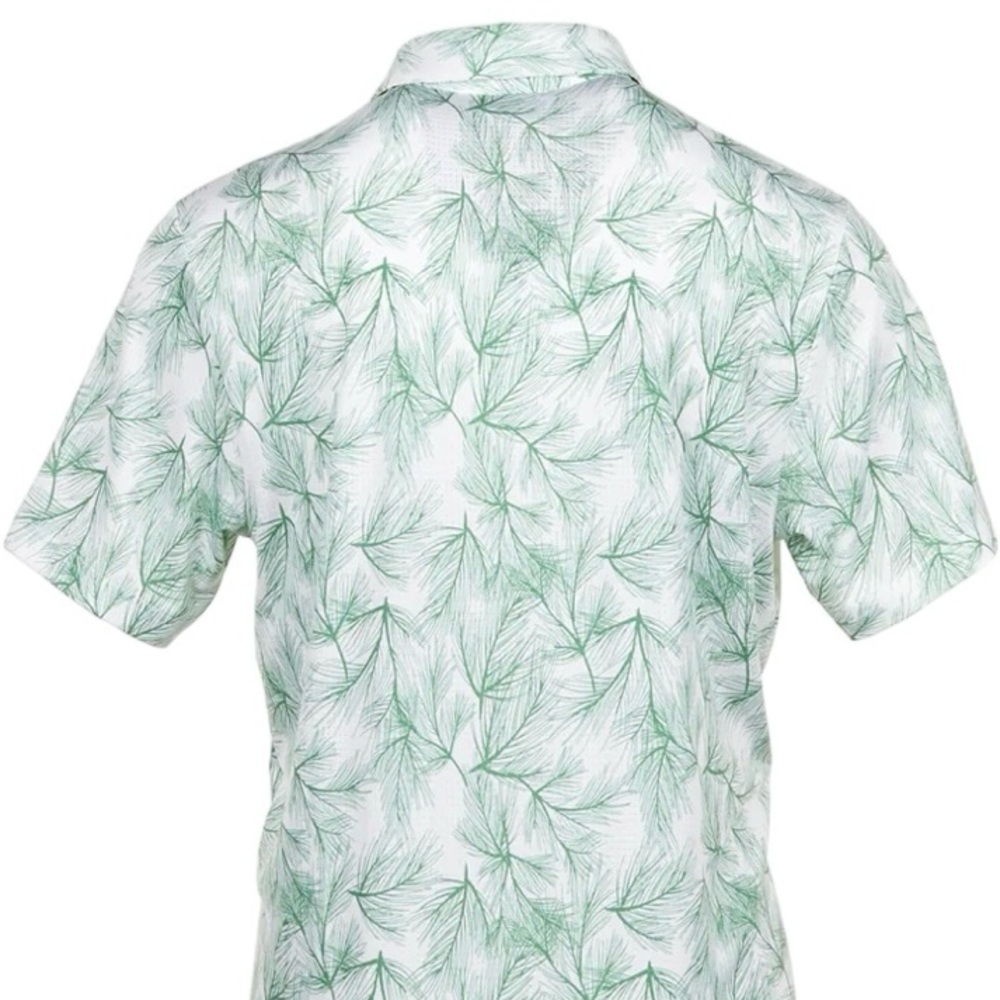 adidas Golf Ultimate365 Mesh Pine Print Shirt - Picture 6 of 15